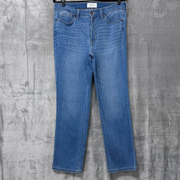 Crown & Ivy Straight Leg Jeans Sz 12 Light Wash - Picture 1 of 10